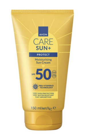 AVON CARE SUN+ Kosteuttava Aurinkovoide SPF50 150ml