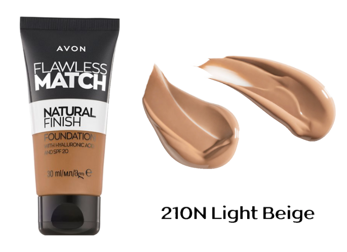 Flawless MATCH meikkivoide 210N Light Beige SPF20 30ml