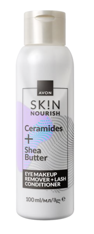 SKIN Nourish Silmämeikin poistoaine & Ripsien hoitoaine 100ml