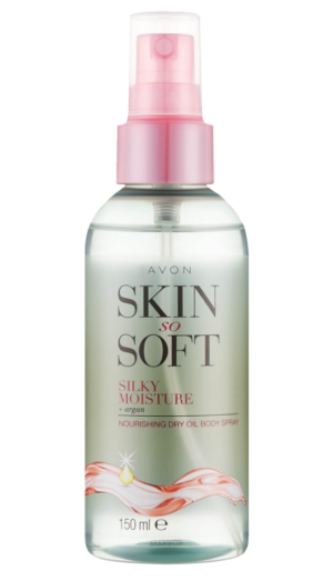 Skin So Soft Kuivaöljysuihke Silky Moisture + Argan 150ml
