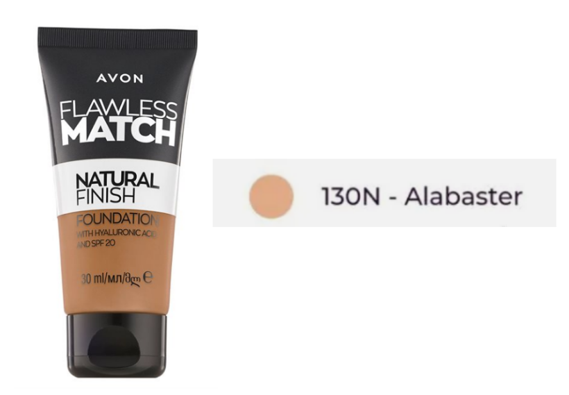 Flawless MATCH meikkivoide 130N Alabaster SPF20 30ml