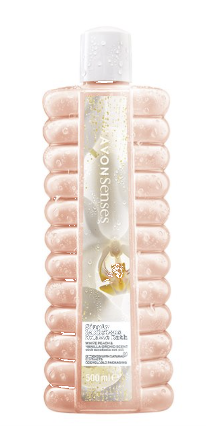 Senses Kylpyvaahto Simply Luxurious Persikka & Vaniljankukka 500ml