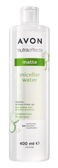 Nutra Effects MATTE Misellivesi rasvoittuvalle ja sekaiholle 400ml