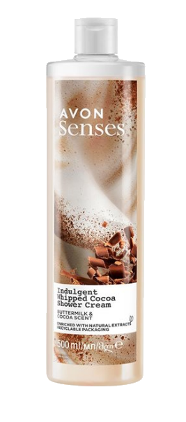 Senses Indulgent Whipped Cocoa Suihkugeeli 500ml