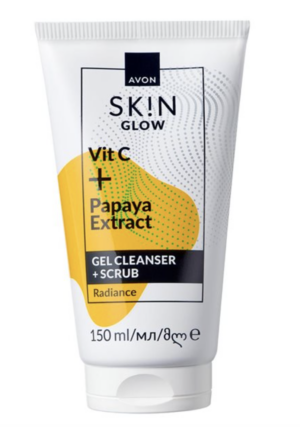 SKIN Kirkastava Puhdistusgeeli ja kuorinta kasvoille 2in1 150ml