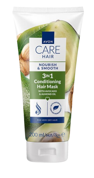 Avon Care Hiusnaamio Pehmentävä&Silottava 3-in-1 200ml