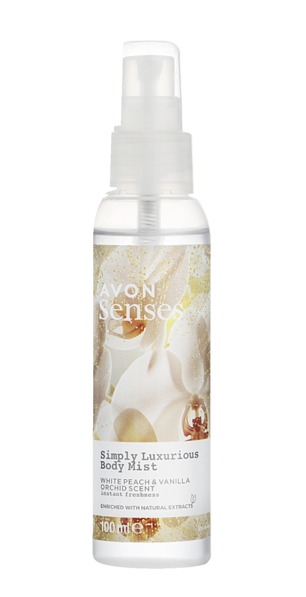 Senses vartalosuihke Simply Luxorius Persikka & Vanilja 100ml