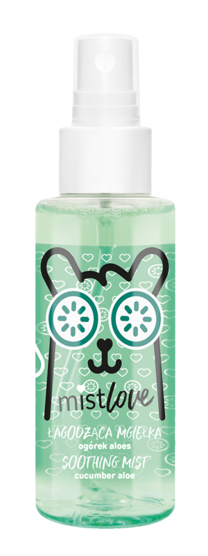 MISTLOVE Rauhoittava Vartalo,- Kasvo,- ja Hiussuihke Kurkku & Aloe 95ml
