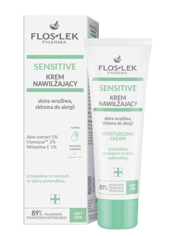 SENSITIVE Kosteuttava kasvovoide herkälle iholle 50ml