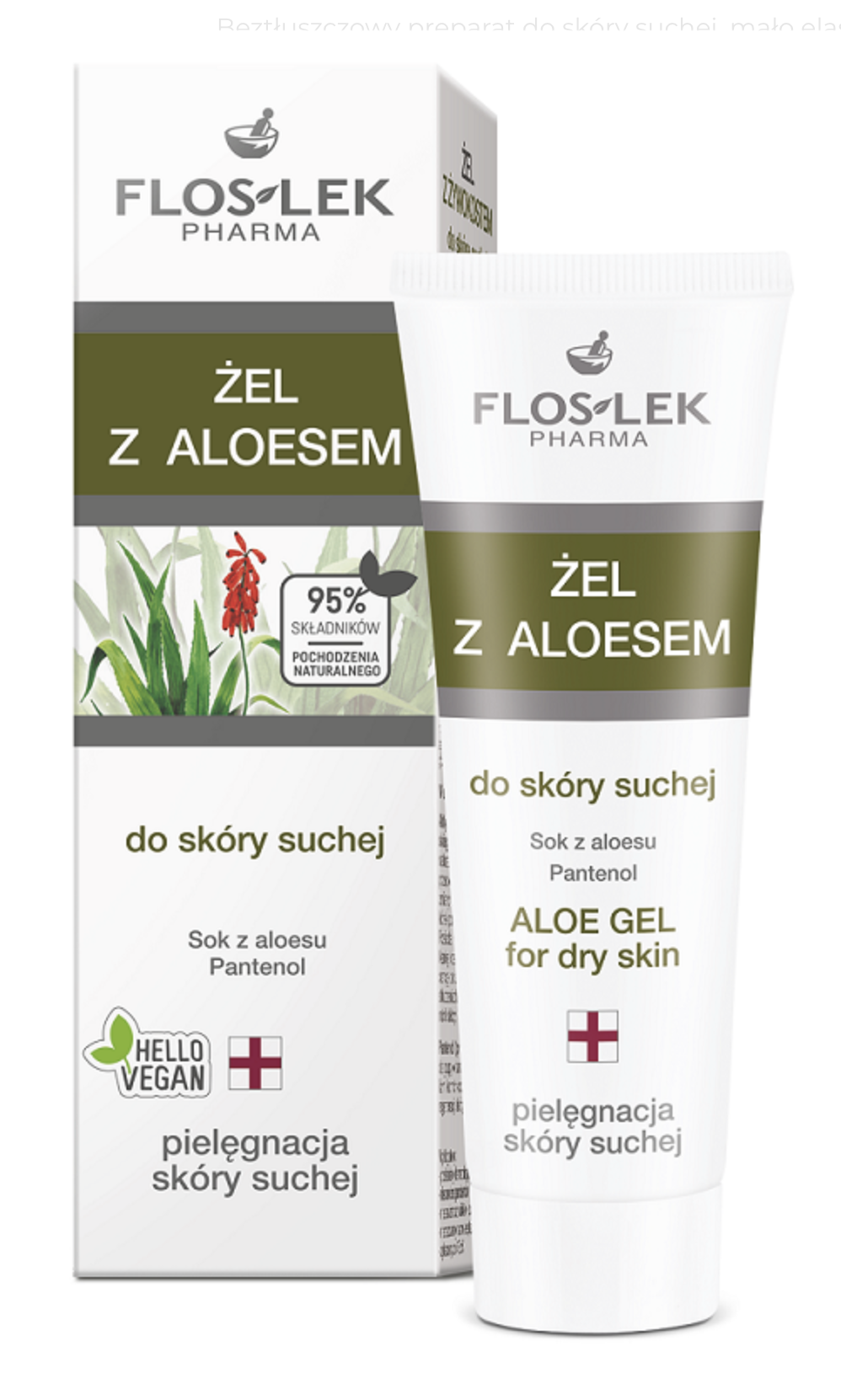 Aloe Vera geeli kasvoille 50ml
