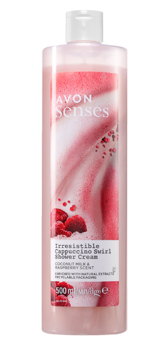 Senses Irresistible Cappuccino Swirl suihkugeeli 500ml