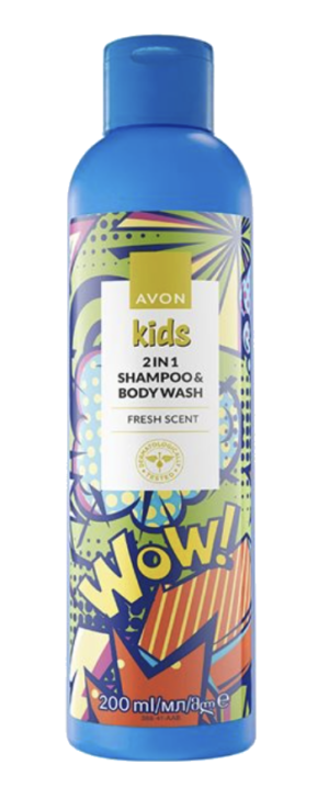 AVON Kids 2in1 Shampoo&Hoitoaine FRESH 200ml