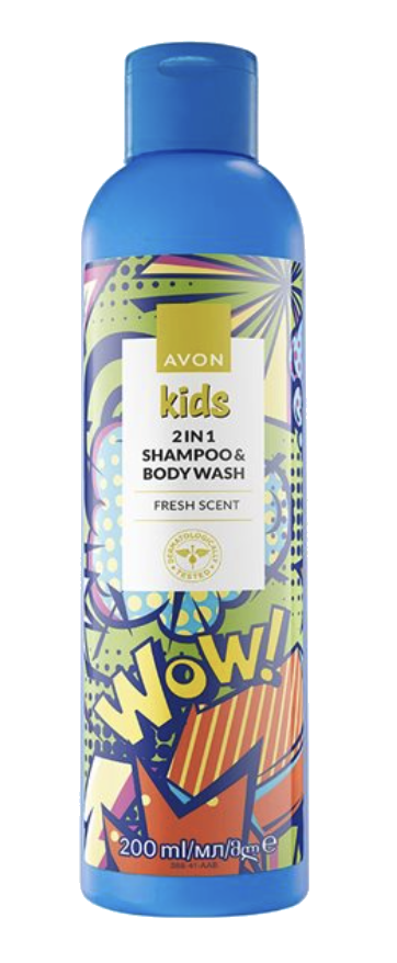 AVON Kids 2in1 Shampoo&Hoitoaine FRESH 200ml