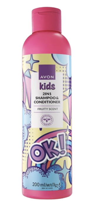 AVON Kids 2in1 Shampoo&Hoitoaine FRUITY 200ml