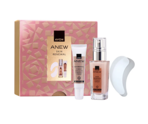 ANEW Skin Renewal setti (sis. Seerumi 30ml, Silmänympärysvoide 15ml & Silikoniset silmänympäryslaput)