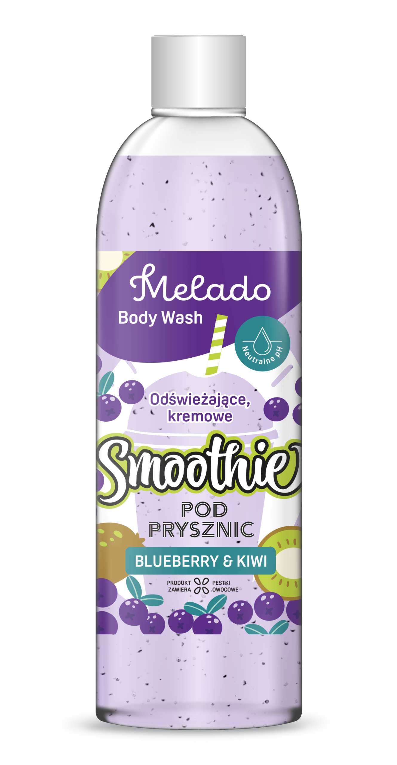 Suihkusmoothie Mustikka & Kiivi 400ml