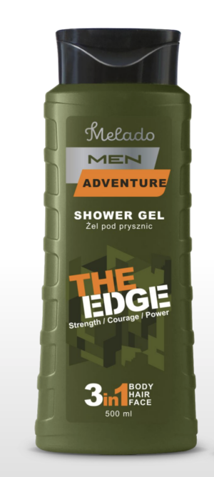 Suihkugeeli Men ADVENTURE the EDGE 3in1 500ML