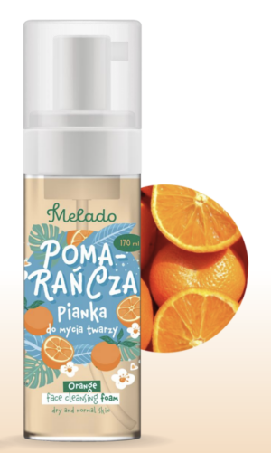 Kasvojen pesuvaahto kuivalle ja normaalille iholle Appelsiini 170ml