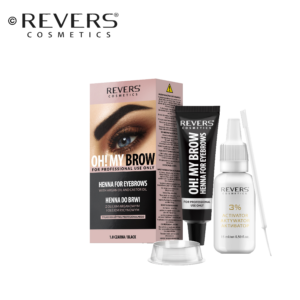 Kulmaväri HENNA OH! MY BROW Musta 15ml + 15ml