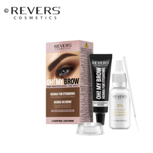 Kulmaväri HENNA OH! MY BROW Vaaleanruskea 15ml + 15ml -50% 12/2026 Päiväys