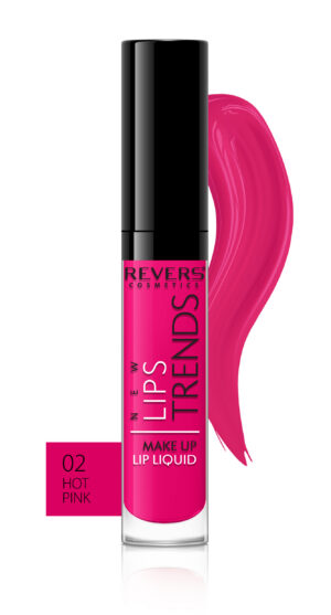 NEW TREND nestemäinen huulipuna Hot Pink