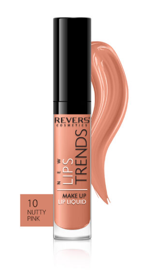 NEW TREND nestemäinen huulipuna Nutty Pink