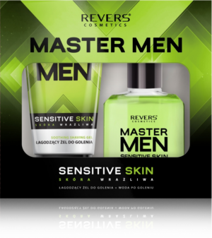 Master Men lahjasetti miehelle (parranajogeeli & partavesi parranajon jälkeen) Sensitive Skin150ml + 100ml