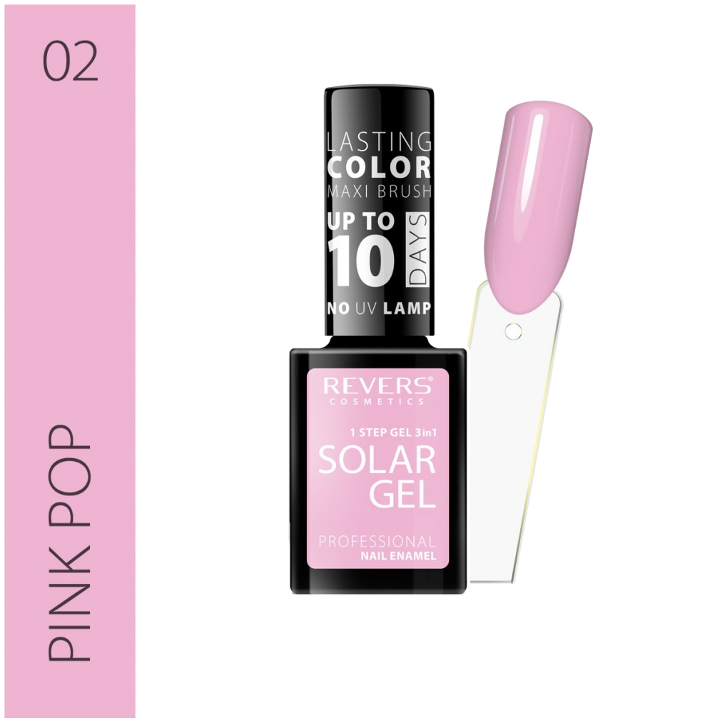 Solar Gel -Geelikynsilakka 10ml Pink Pop 02