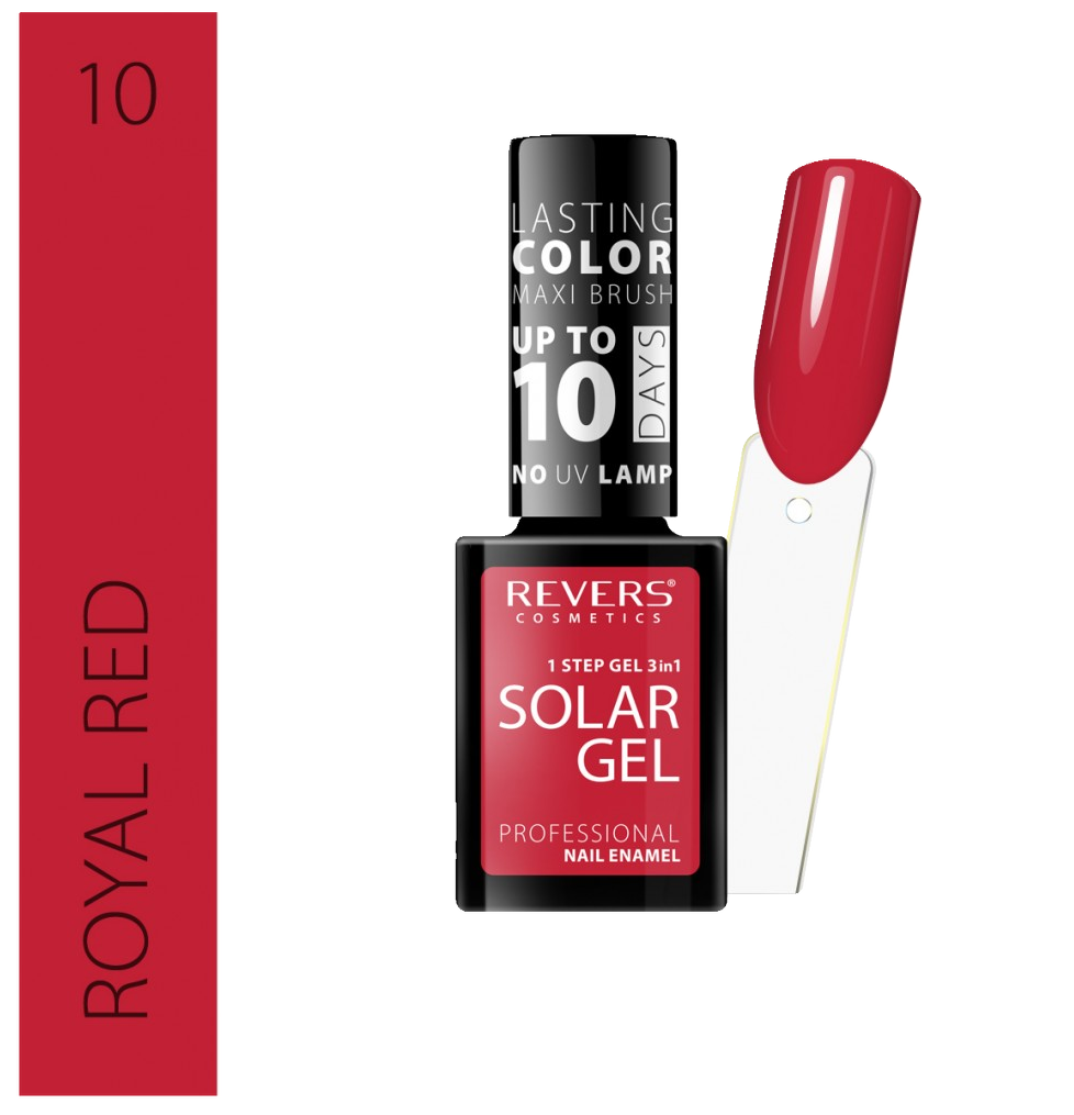 Solar Gel -Geelikynsilakka 10ml Royal Red 10