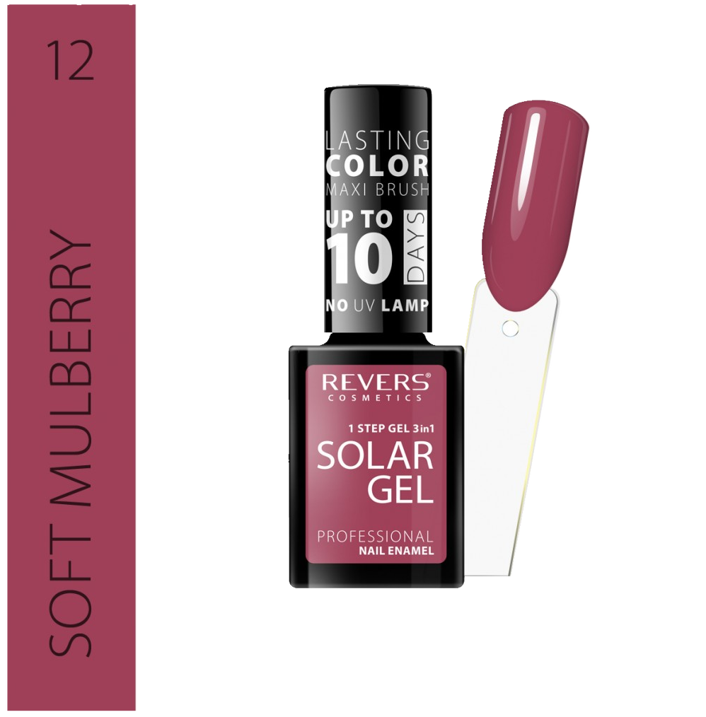 Solar Gel -Geelikynsilakka 10ml Soft Mulberry 12