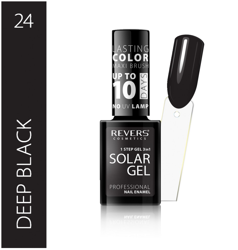 Solar Gel -Geelikynsilakka 10ml Deep Black 24