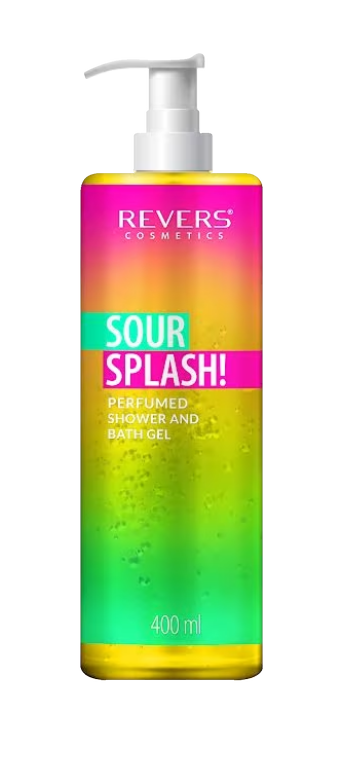 Suihku- ja kylpygeeli SOUR SPLASH 400ml