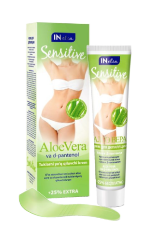 Ihokarvojen poistovoide säärille Ultra-Soft Aloe Veralla & D-pantenolilla 125 ml