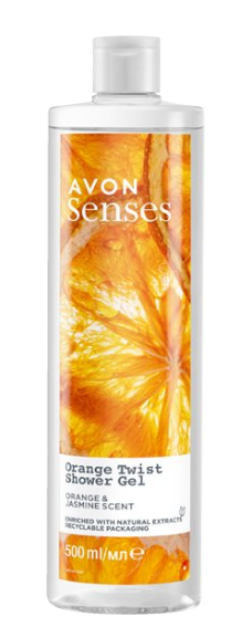 Senses Orange Twist suihkugeeli 500ml