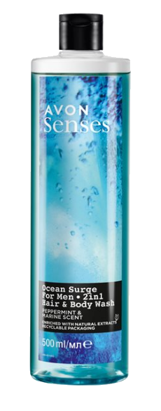 Senses Ocean Surge suihkugeeli Miehelle 500ml