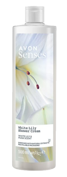 Senses White Lily voidemainen suihkugeeli 500ml