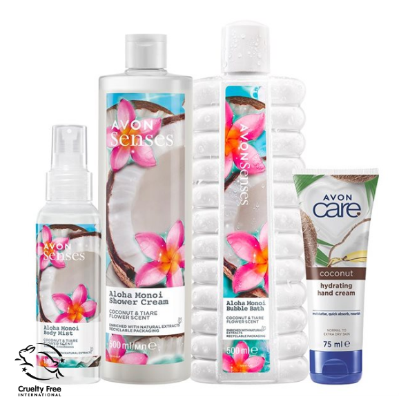 Senses Aloha Monoi kosmetiikkasetti 500ml + 500ml+ 100ml + 75ml