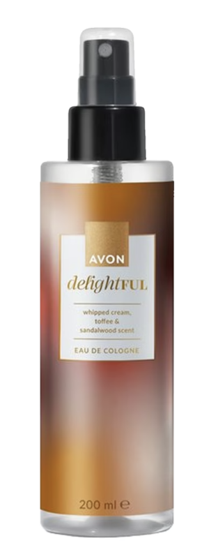 Vartalotuoksu DELIGHTFUL kermavaahto, toffee & santelipuu 200ml