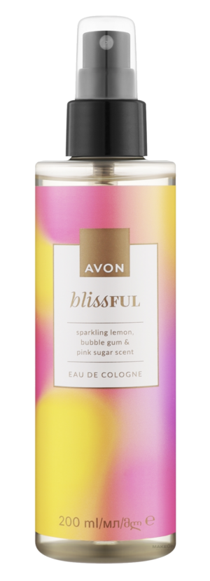Vartalotuoksu BLISSFUL poreileva sitruuna, purukumi & pinkki sokeri 200ml