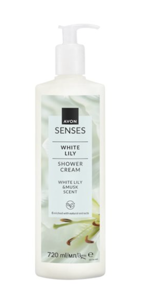 Senses White Lily voidemainen suihkugeeli 720ml