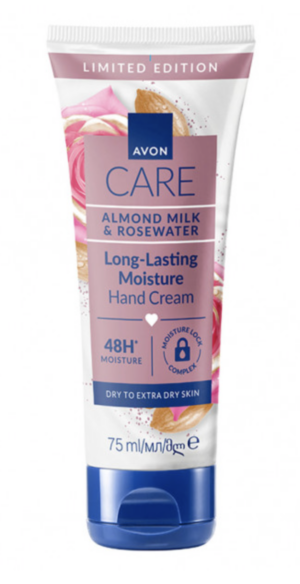 Avon Care käsivoide Mantelimaito & Ruusuvesi 75ml