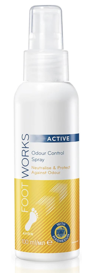 Foot Works Jalkasuihke CONTROL neutralisoi tuoksuja ja estää hikoilua 100ml