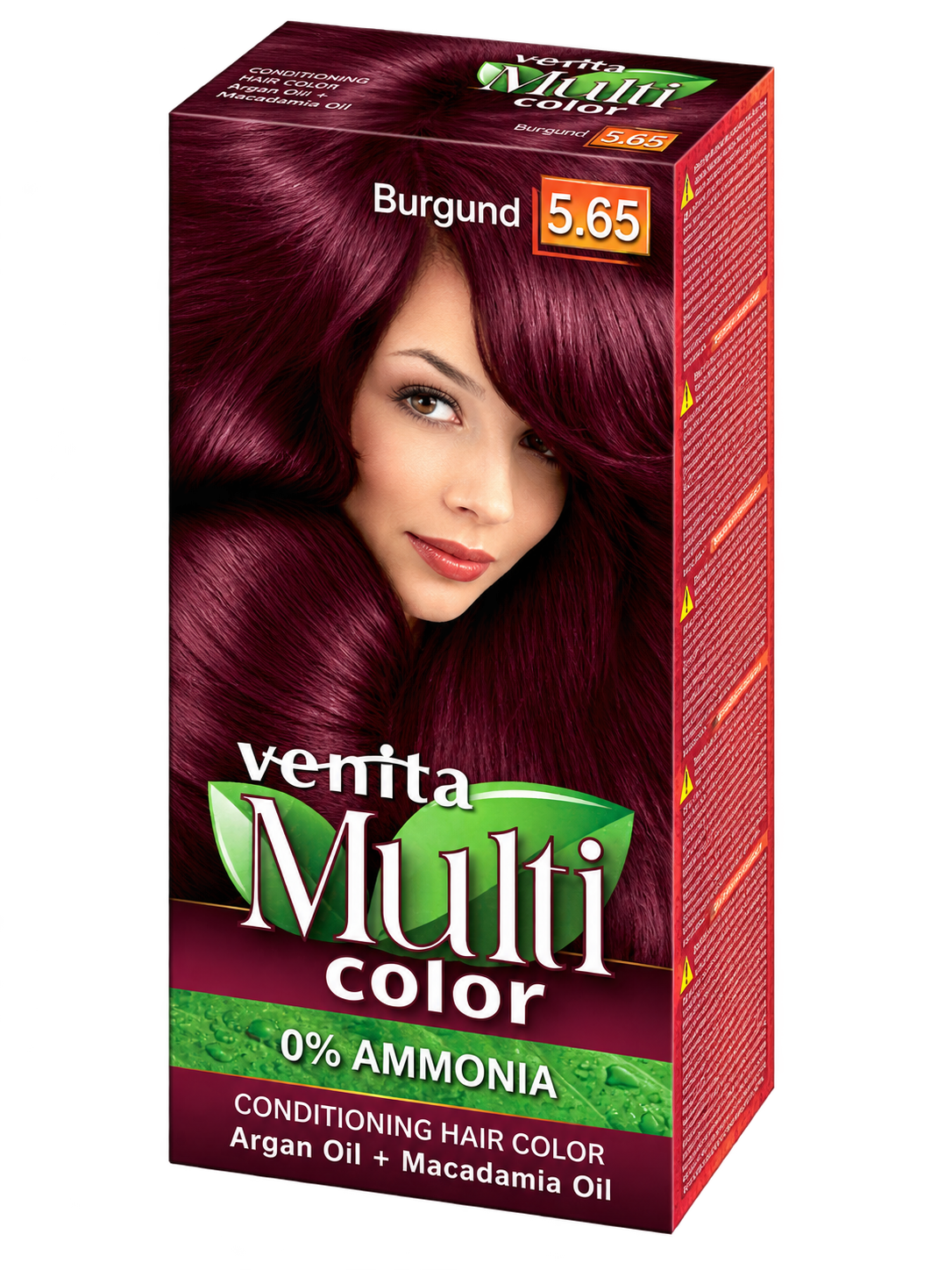 HIUSVÄRI Hoitava MultiColor - 5.65 Burgundy 50ml + 50ml