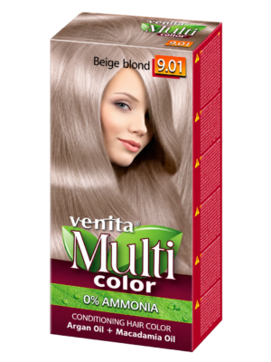 HIUSVÄRI Hoitava MultiColor - 9.01 Beige Blond 50ml + 50ml