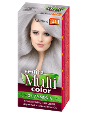HIUSVÄRI Hoitava MultiColor - 10.01 Ash Blond 50ml + 50ml
