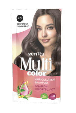 Värjäävä Shampoo TUMMANRUSKEA 40g
