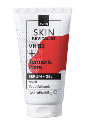SKIN Elvyttävä 2-in-1-yöseerumi ja kasvogeeli 50ml