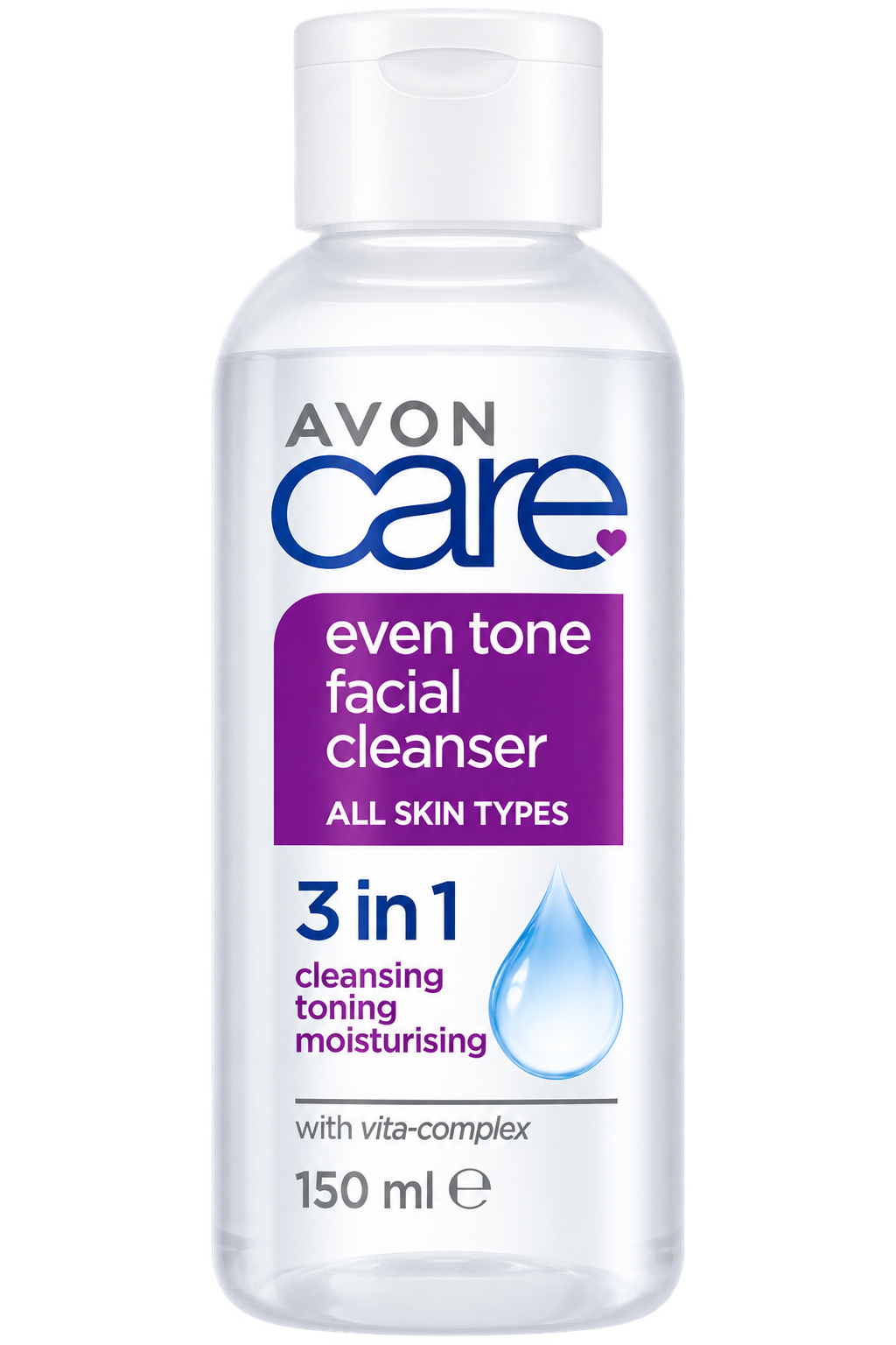 Avon care Even tone kasvojen puhdistusgeeli 3 in 1 150ml